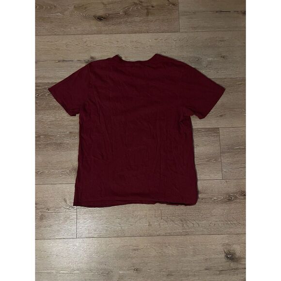 Nike Mens Red Short Sleeve Just do It Graphic T-shirt Size Large The Nike Tee - Picture 2 of 3